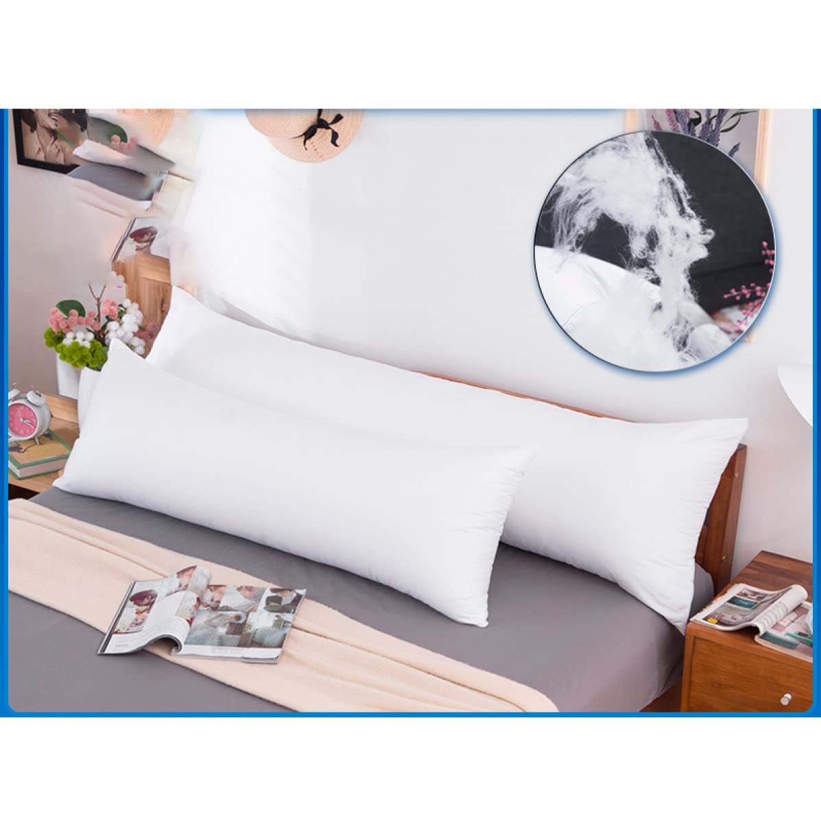 Amazon｜[ムリョ] ロング 枕 まくら ビーズ 07 寝返り ロング ダブル